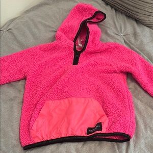 Calvin Klein Performance Pink Hoodie with Sporty Black Accents